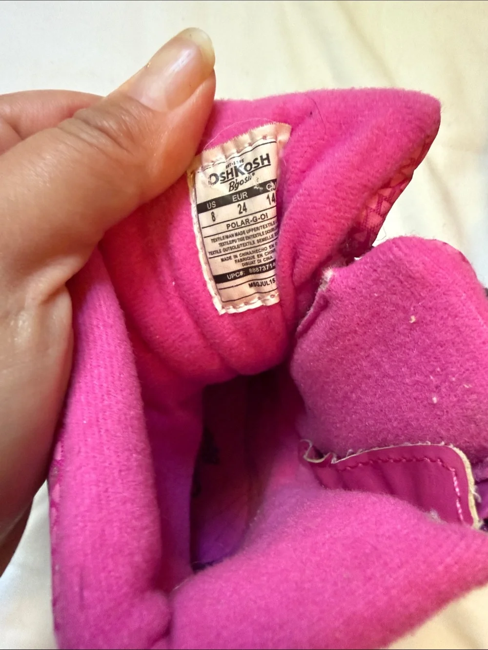 OshKosh Bgosh bright pink